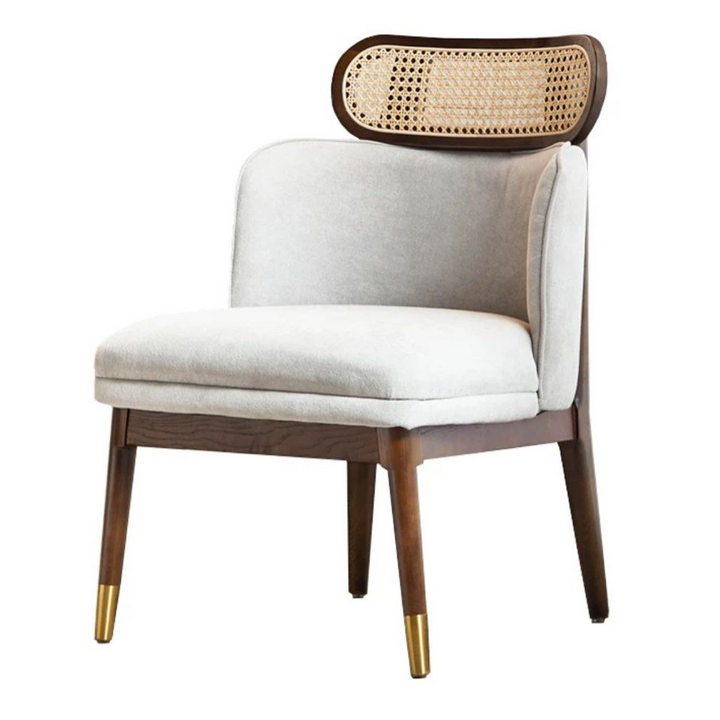 NICHOLAS Mid Century Rattan Lounge Chair - Radical Homes Singapore