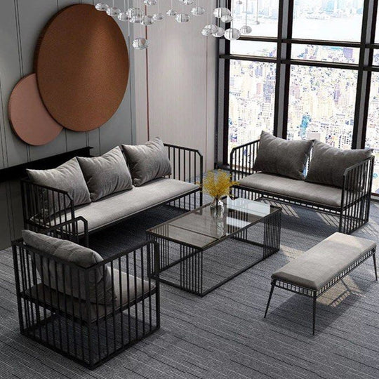 HALVORN Industrial Metal Sofa - Cassa Haus Singapore