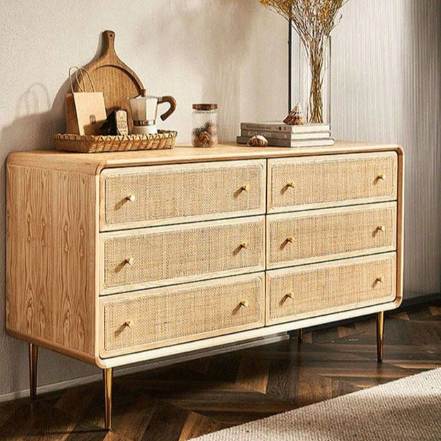 TIER Solid Wood Drawer Chest