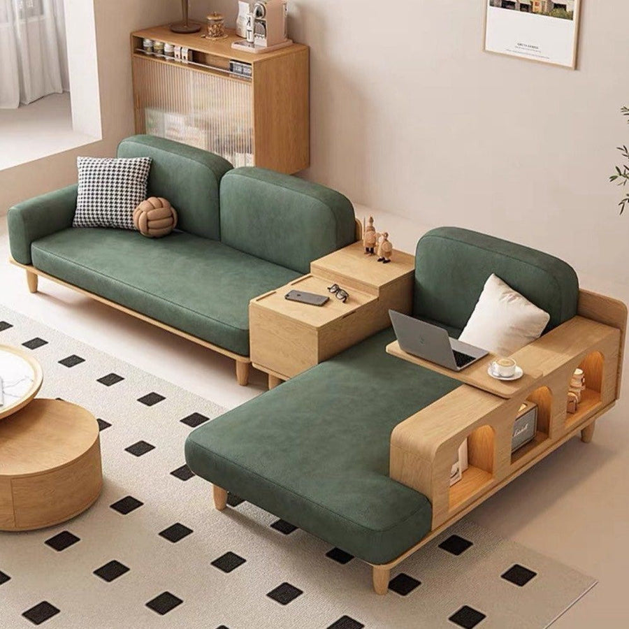 KAZASHI Japandi Fabric Sofa - Radical Homes Singapore