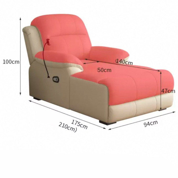 BAYS Modern Electric Recliner Lounge Sofa Bed - Radical Homes Singapore