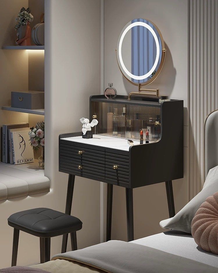 KIANO Modern Sintered Stone Vanity Table - Radical Homes Singapore