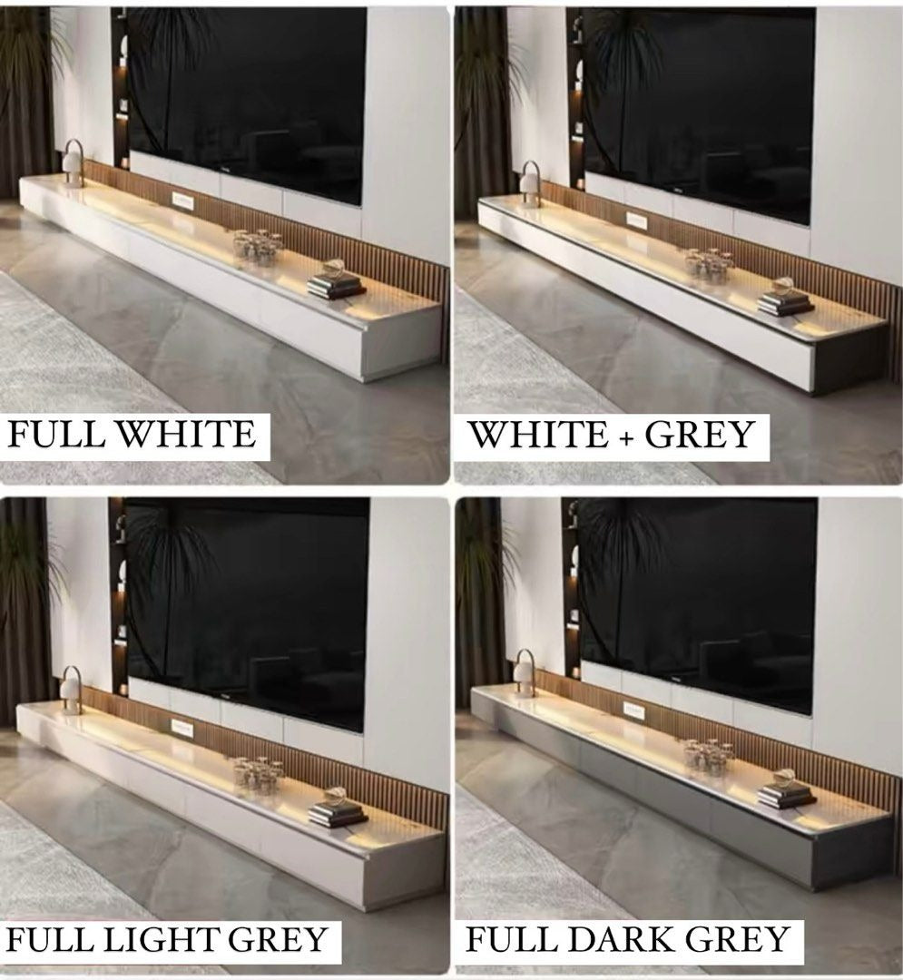 VALIN Modern Sintered Stone TV Console - Radical Homes Singapore