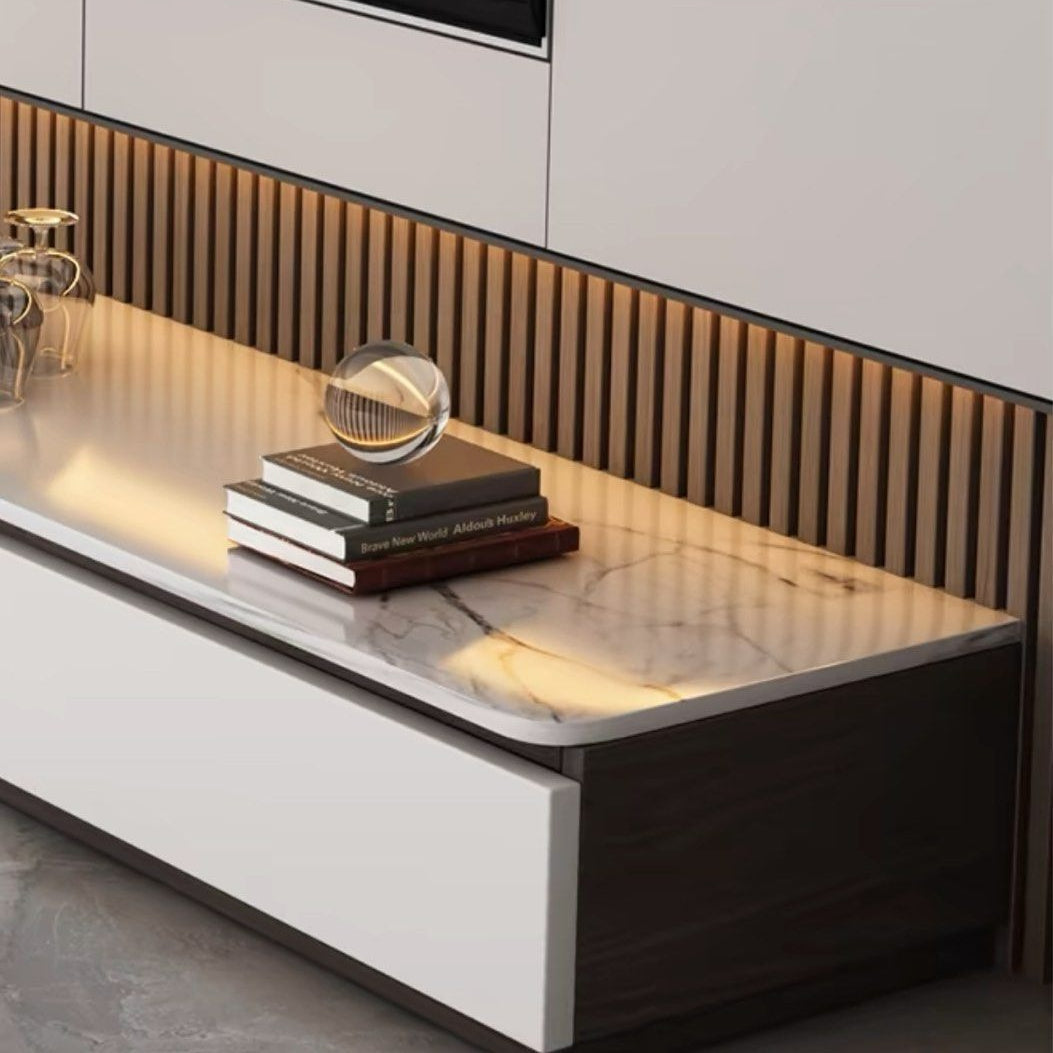 VALIN Modern Sintered Stone TV Console - Radical Homes Singapore