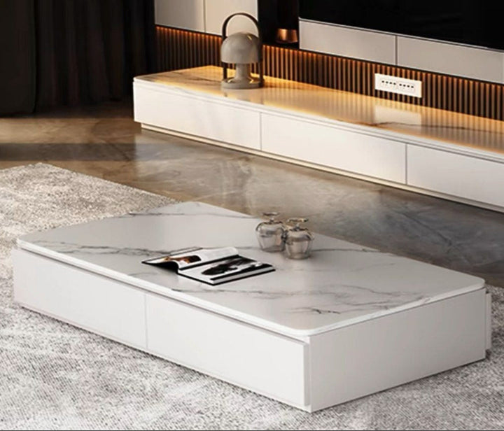 VALIN Modern Sintered Stone TV Console - Radical Homes Singapore