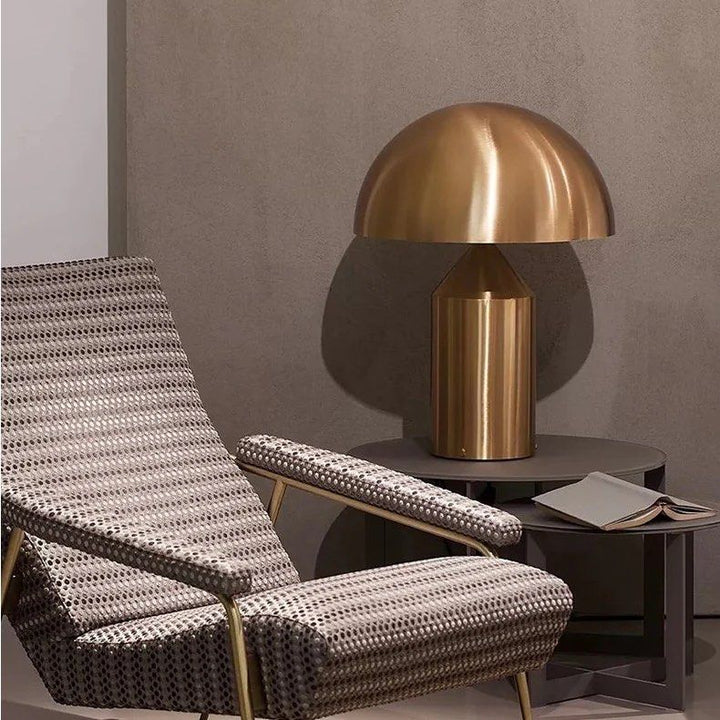 WILHELMINA Metal Mushroom Table Lamp - Cassa Haus Singapore