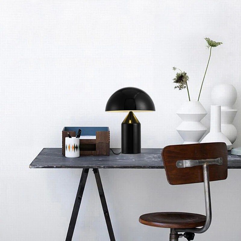 WILHELMINA Metal Mushroom Table Lamp - Cassa Haus Singapore