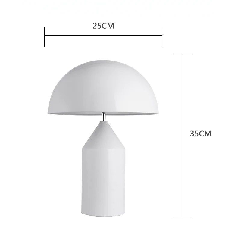 WILHELMINA Metal Mushroom Table Lamp - Cassa Haus Singapore