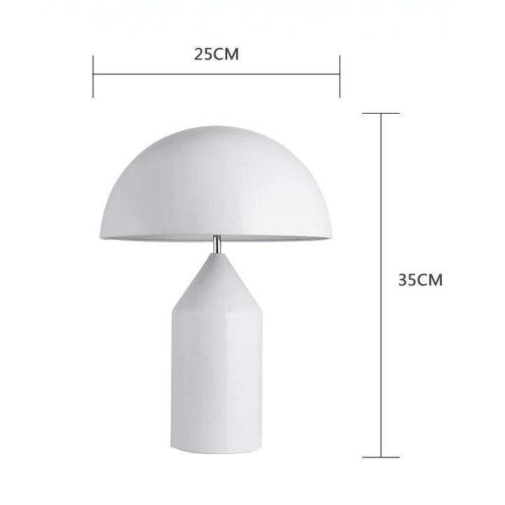 WILHELMINA Metal Mushroom Table Lamp - Cassa Haus Singapore