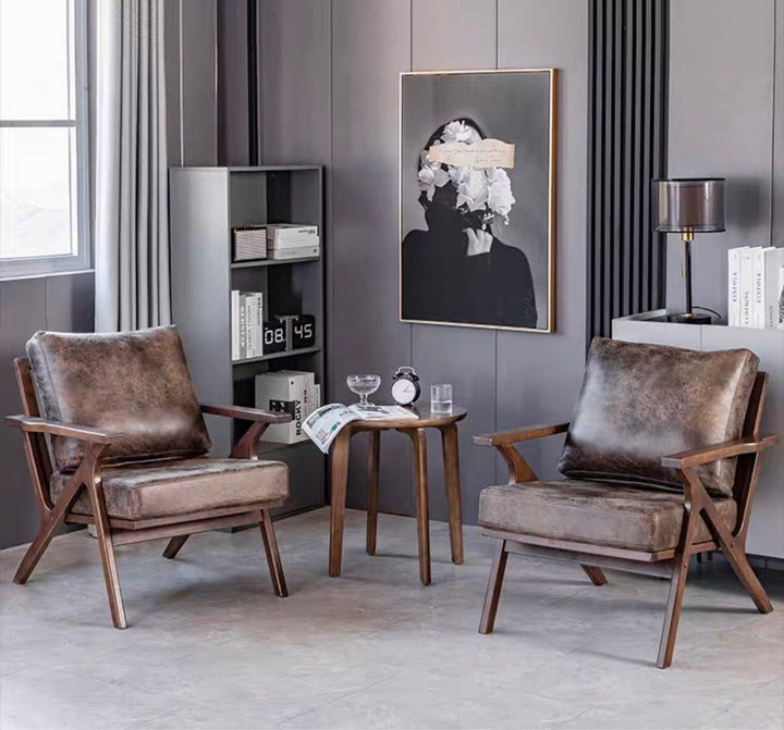 HALCYON Solid Wood Armchair - Radical Homes Singapore