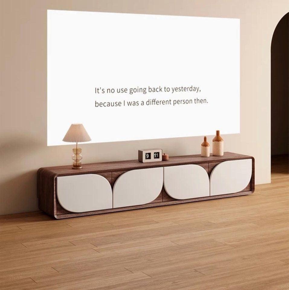 KOTORIN Japandi Solid Wood TV Console - Radical Homes Singapore