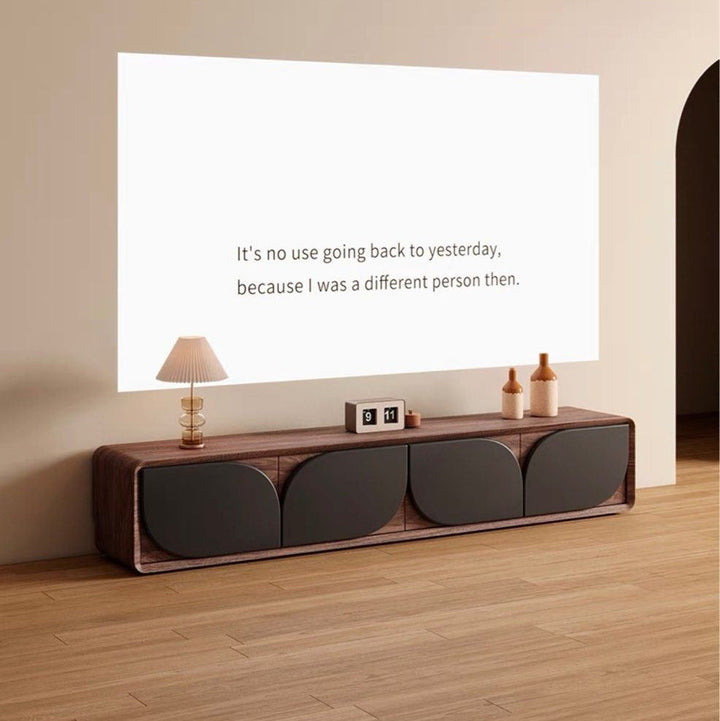 KOTORIN Japandi Solid Wood TV Console - Radical Homes Singapore
