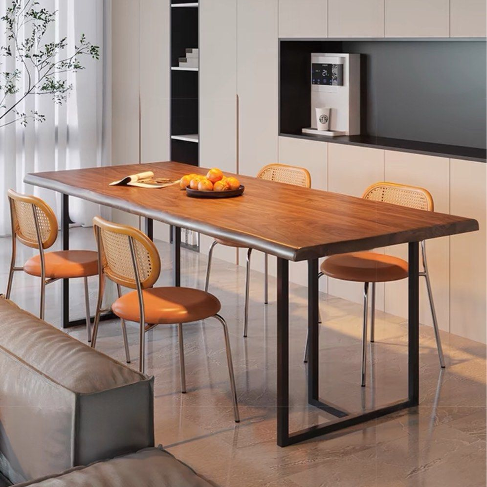 BELKIN Industrial Solid Wood Dining Table - Radical Homes Singapore