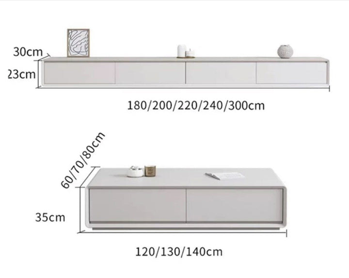 KYRELL Modern Floating TV Console - Radical Homes Singapore