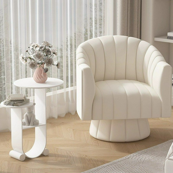 ELI Modern Leather Armchair (Cat-friendly) - Radical Homes Singapore