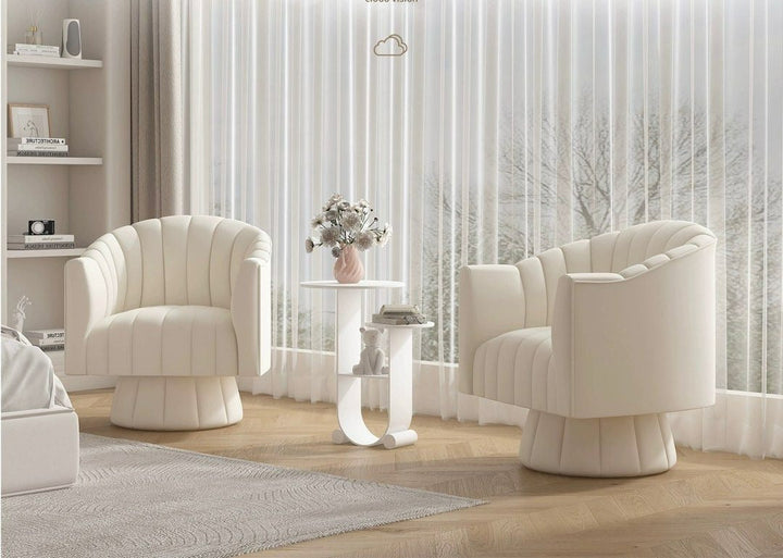 ELI Modern Leather Armchair (Cat-friendly) - Radical Homes Singapore