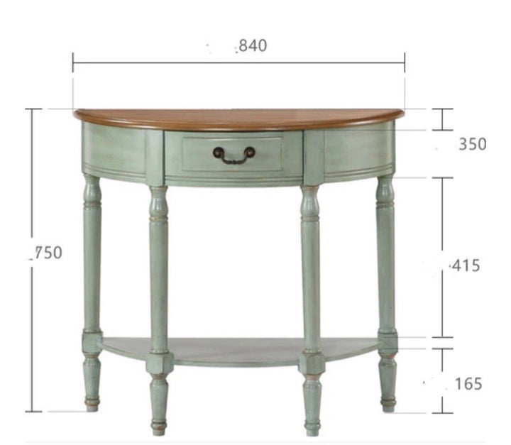TAURUS Semicircle Hallway Console Table - Radical Homes Singapore