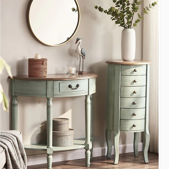 CRESCARA Semicircle Hallway Console Table - Cassa Haus Singapore