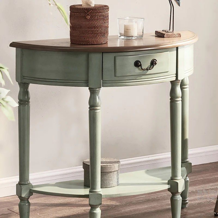 TAURUS Semicircle Hallway Console Table - Radical Homes Singapore
