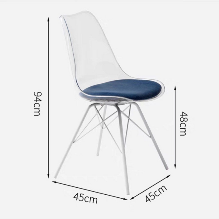 DIBNY Modern Acrylic Dining Chair - Radical Homes Singapore