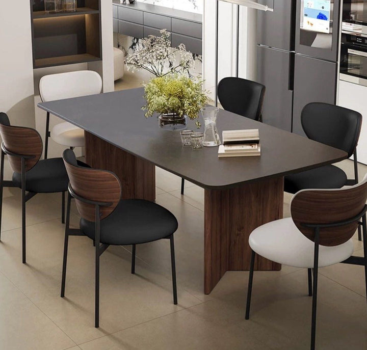 VELMONT Modern Sintered Stone Dining Table - Cassa Haus Singapore