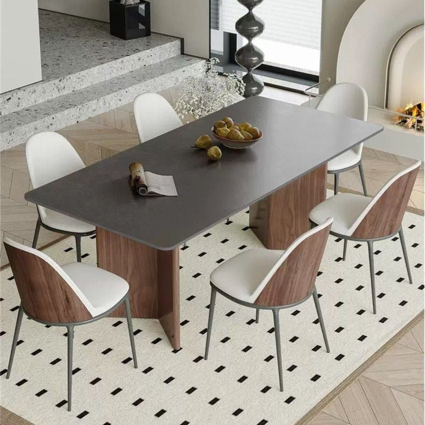 VELMONT Modern Sintered Stone Dining Table - Cassa Haus Singapore