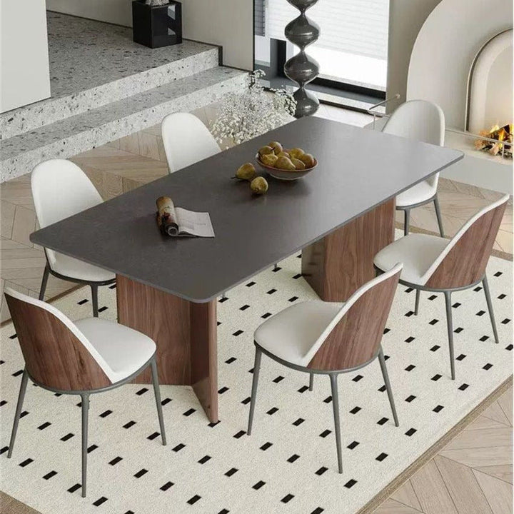 VELMONT Modern Sintered Stone Dining Table - Cassa Haus Singapore
