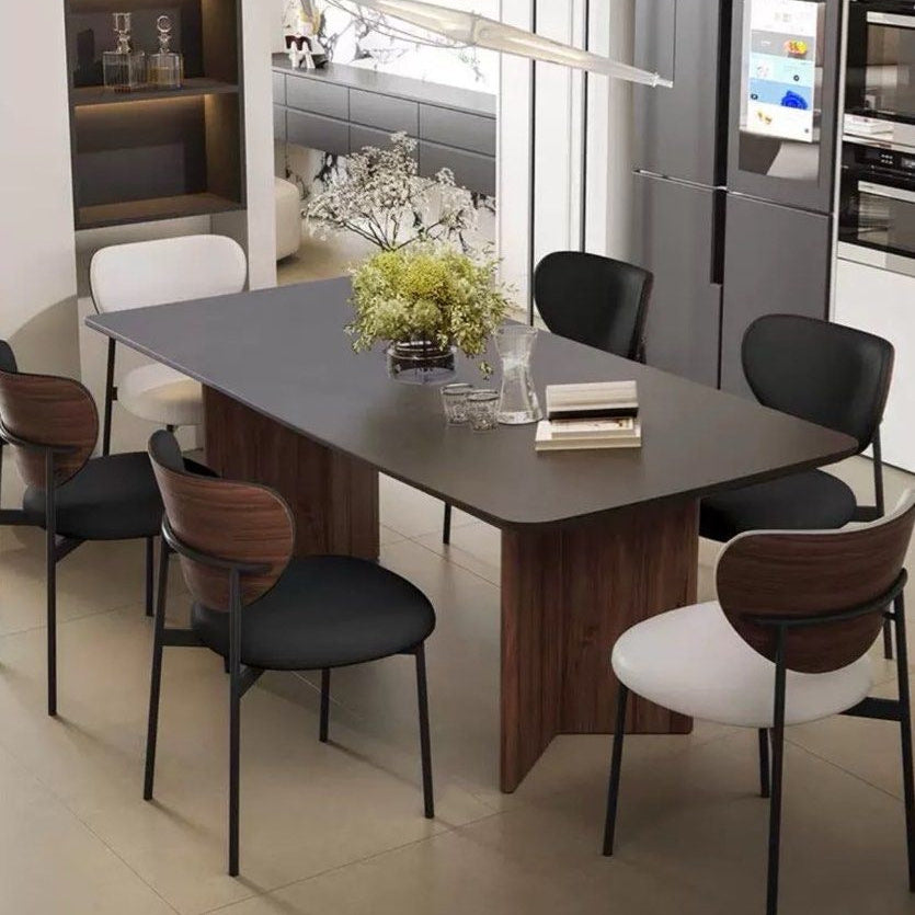 VELMONT Modern Sintered Stone Dining Table - Cassa Haus Singapore