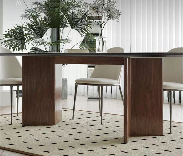 VELMONT Modern Sintered Stone Dining Table - Cassa Haus Singapore