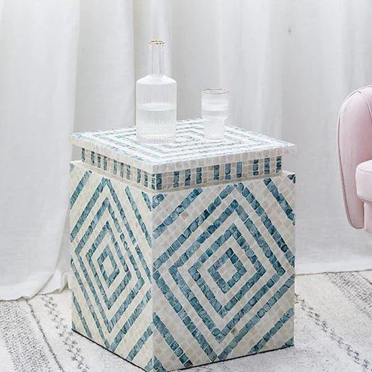 XANDRIX Inlay Side Table - Cassa Haus Singapore
