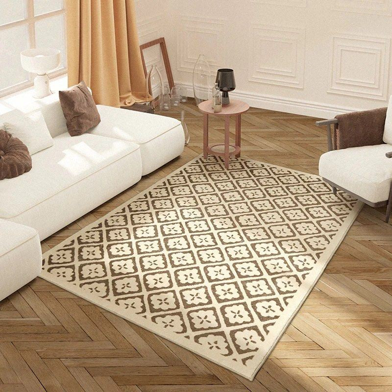 LUKIAN Beige Area Carpet Rug - Radical Homes Singapore