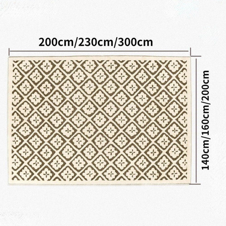 LUKIAN Beige Area Carpet Rug - Radical Homes Singapore