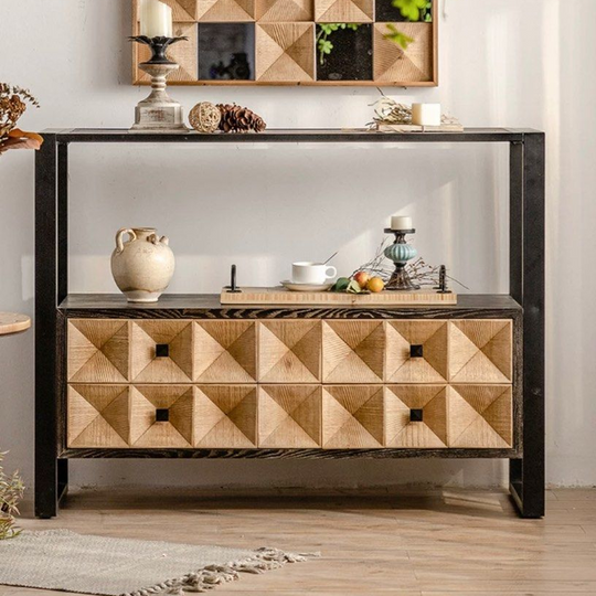 FAVORRE Rustic Console Table - Cassa Haus Singapore