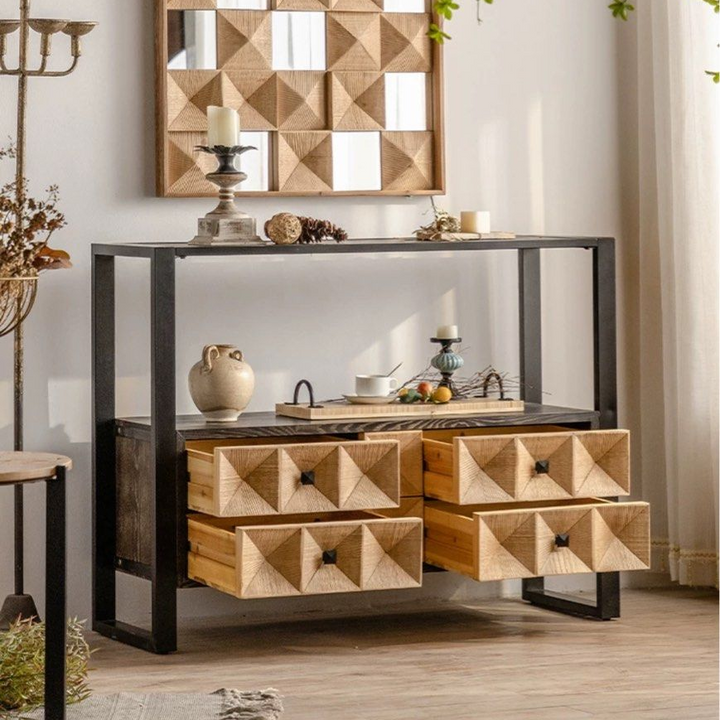 ELEONORA Rustic Console Table - Radical Homes Singapore