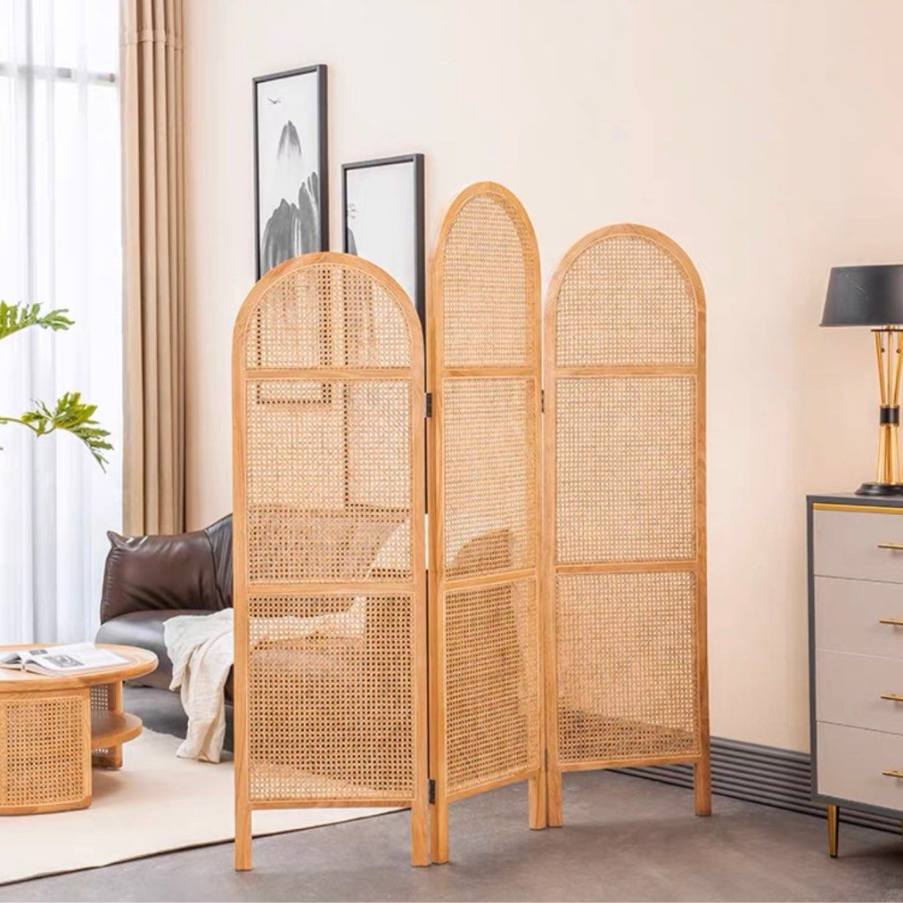 KOMA Japandi Rattan Partition - Radical Homes Singapore