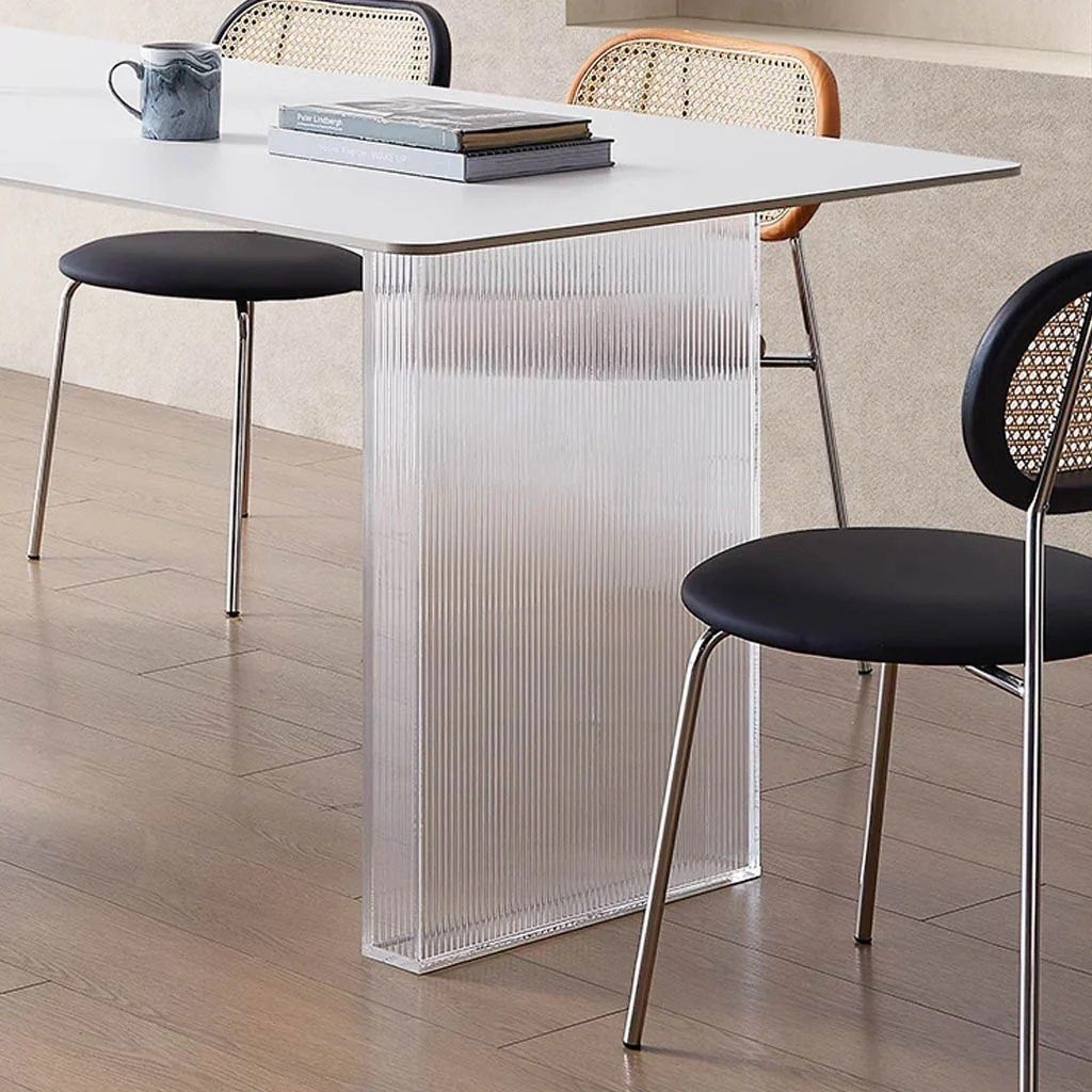 RAKSON Modern Sintered Stone Dining Table - Radical Homes Singapore