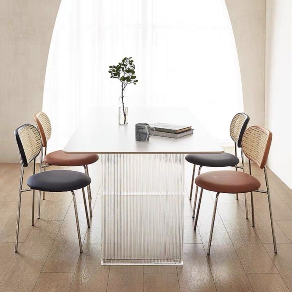 RAKSON Modern Sintered Stone Dining Table - Radical Homes Singapore