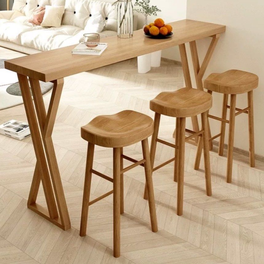 MURPHY Scandinavian Solid Wood Bar Table - Radical Homes Singapore