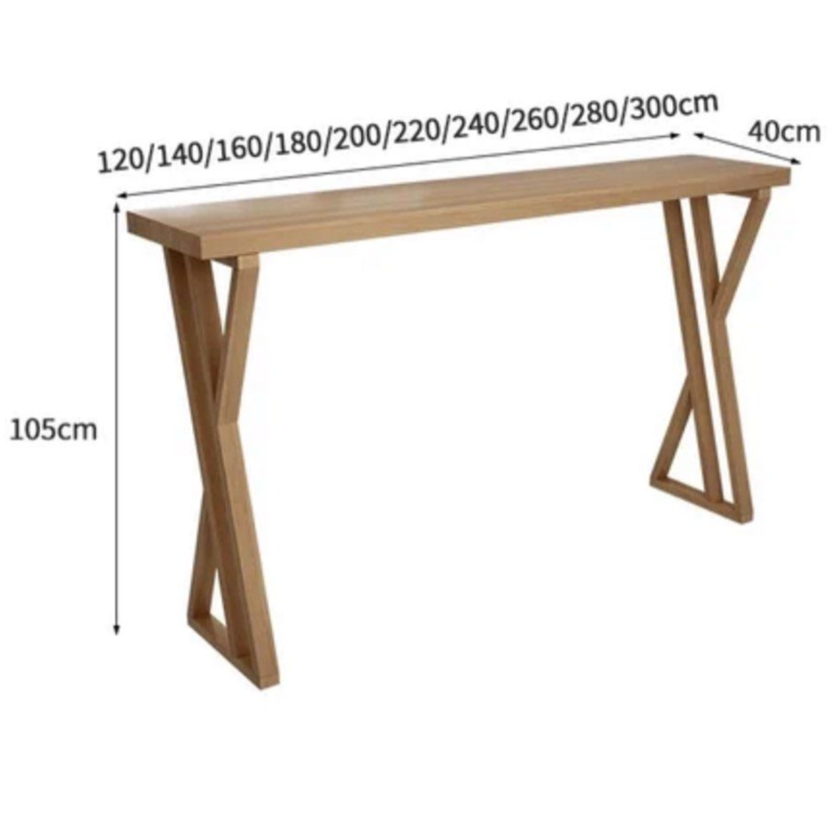 MURPHY Scandinavian Solid Wood Bar Table - Radical Homes Singapore