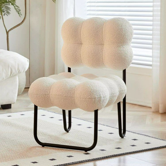 PAX Japandi Boucle Lounge Chair - Cassa Haus Singapore