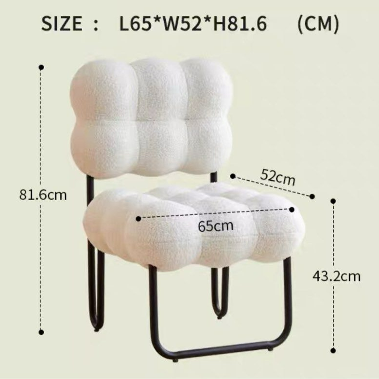 JOSEPH Japandi Boucle Lounge Chair - Radical Homes Singapore