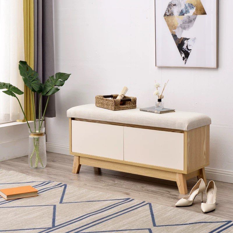 ENDYMION Scandinavian Shoe Cabinet Bench - Radical Homes Singapore