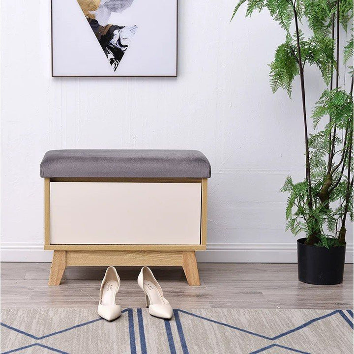 ENDYMION Scandinavian Shoe Cabinet Bench - Radical Homes Singapore