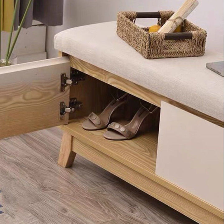 ENDYMION Scandinavian Shoe Cabinet Bench - Radical Homes Singapore