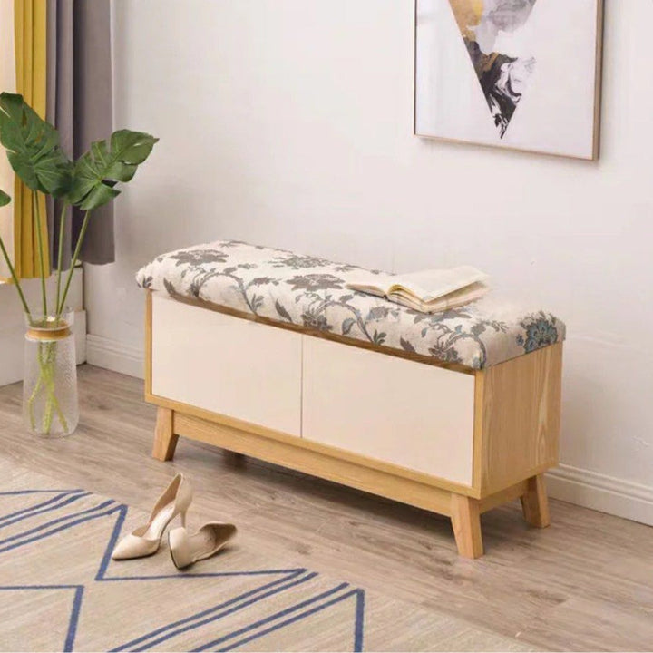 ENDYMION Scandinavian Shoe Cabinet Bench - Radical Homes Singapore