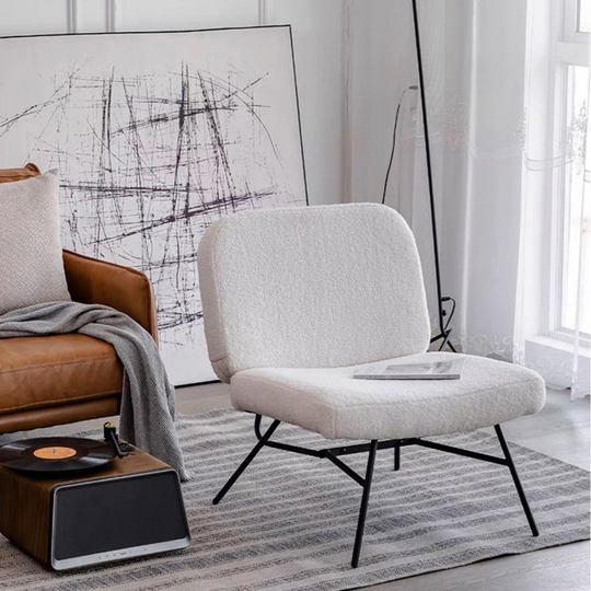 XENO Modern Boucle Armchair - Cassa Haus Singapore