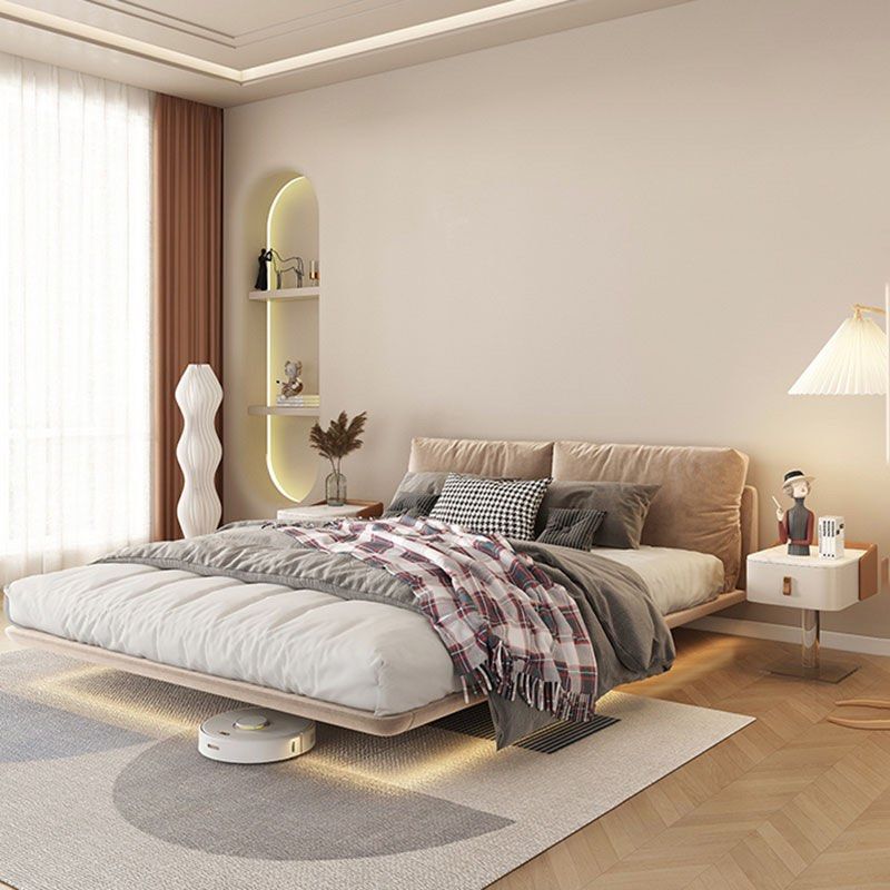 KOTO Modern Floating Fabric Bedframe - Radical Homes Singapore