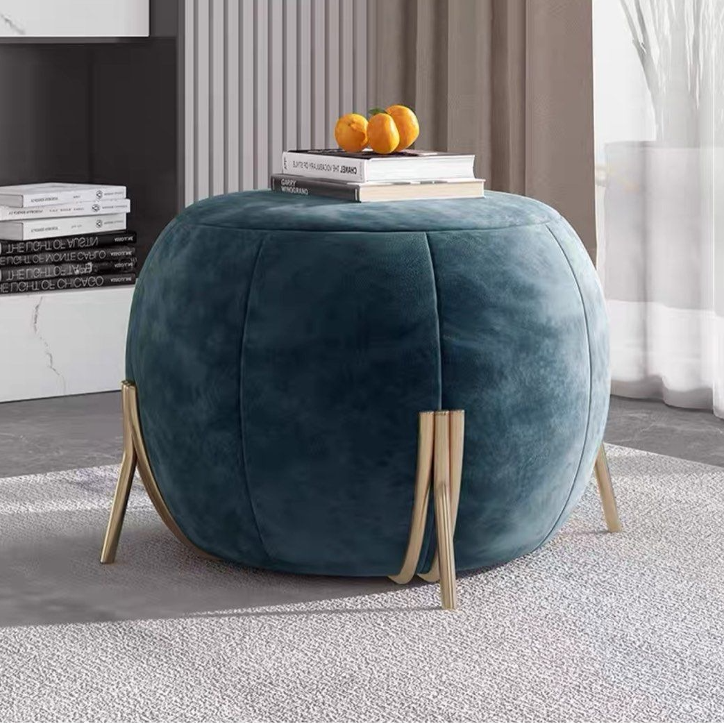 LOGAN Modern Velvet Leisure Chair - Radical Homes Singapore