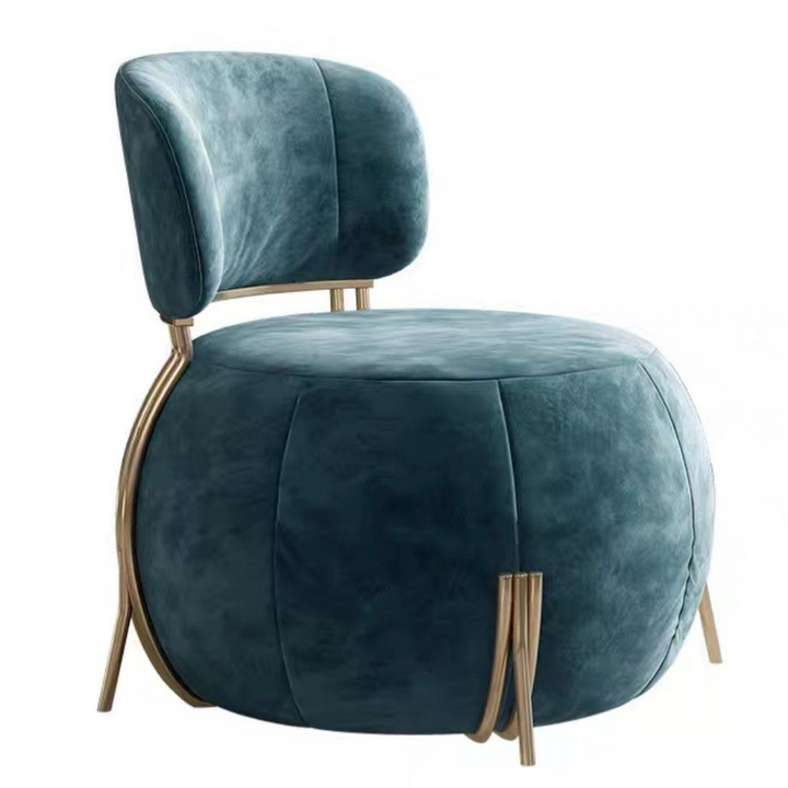 LOGAN Modern Velvet Leisure Chair - Radical Homes Singapore