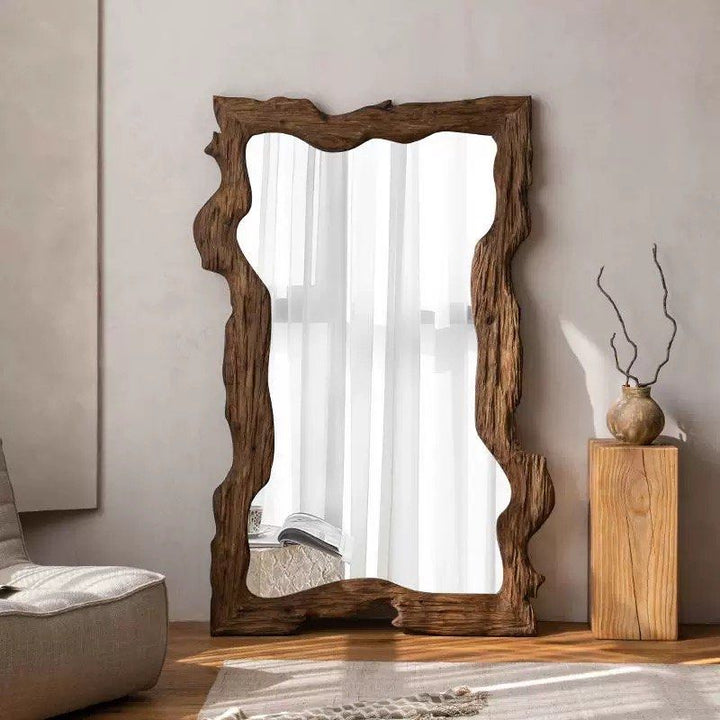 ELVORYN Modern Solid Wood Mirror - Cassa Haus Singapore